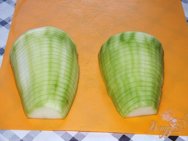 Запеченный картофель с кабачком Запеченный картофель с кабачком
