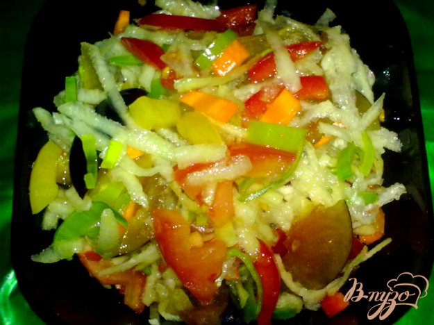 Салат овочевий зі сливами. як приготувати з фото