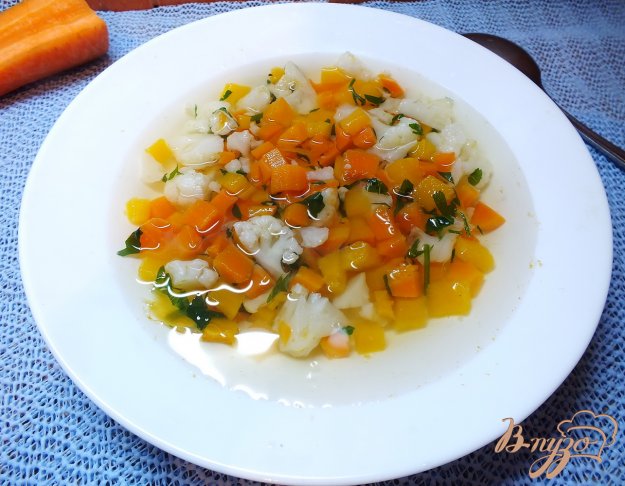 суп з напів сирих овочів вітамінний. як приготувати з фото