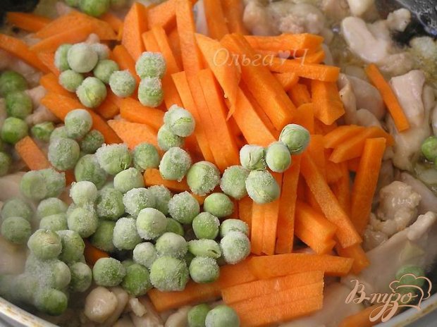 Соте из курицы с овощами и рисом Соте из курицы с овощами и рисом