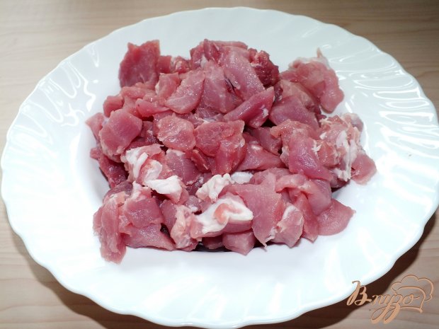 Мясо в соусе с золотым пшеном Мясо в соусе с золотым пшеном