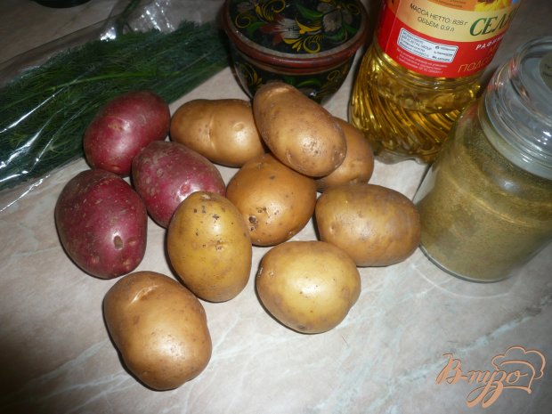 Картофель с укропом Картофель с укропом
