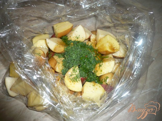 Картофель с укропом Картофель с укропом