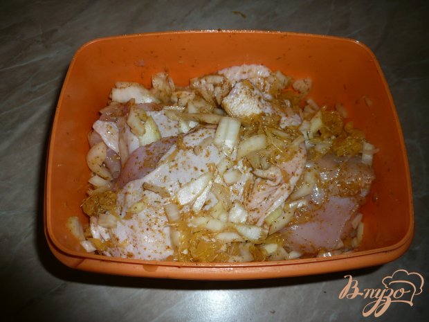 Курица в луково-апельсиновом соусе Курица в луково-апельсиновом соусе