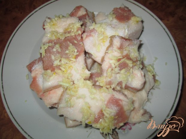 Сало с чесноком Сало с чесноком
