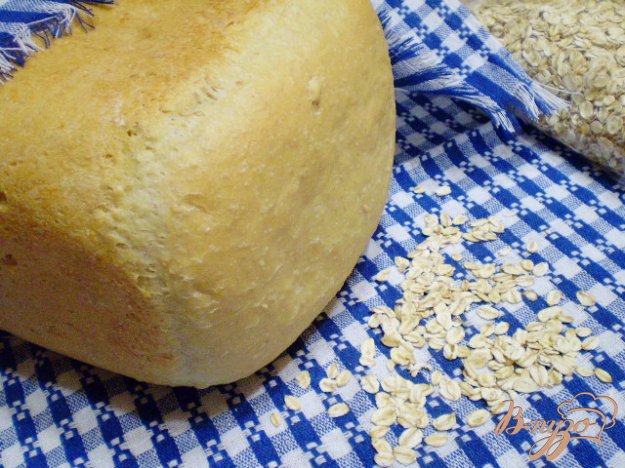 хліб пшеничний з пластівці "геркулес". як приготувати з фото