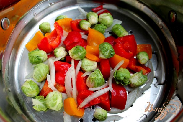 Овощи под сырным соусом Овощи под сырным соусом