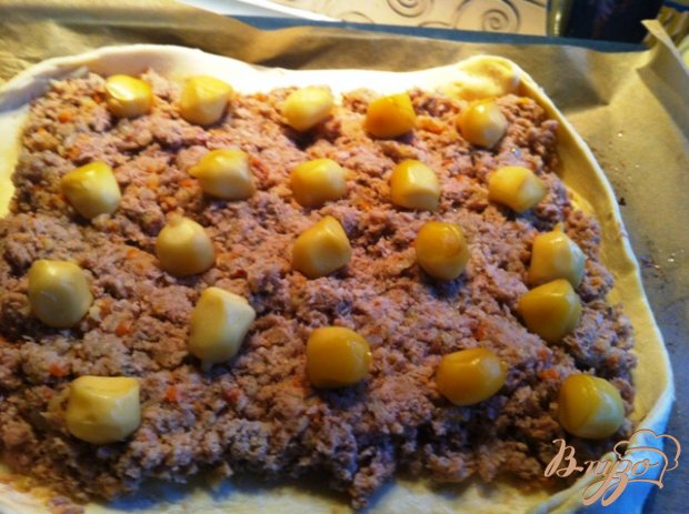 Испанский пирог с мясом и сыром Испанский пирог с мясом и сыром
