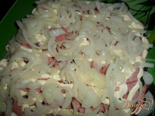 Салат с маринованным луком Салат с маринованным луком