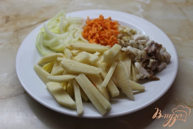 Картофель по-сельски с сметанным соусом Картофель по-сельски с сметанным соусом