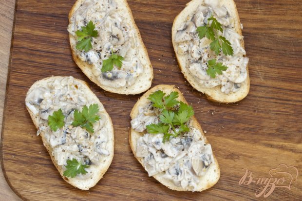 Сэндвич с шампиньонами Сэндвич с шампиньонами