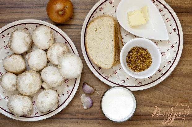 Сэндвич с шампиньонами Сэндвич с шампиньонами