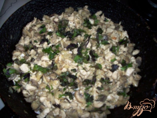 Лазанья с курицей и грибами Лазанья с курицей и грибами