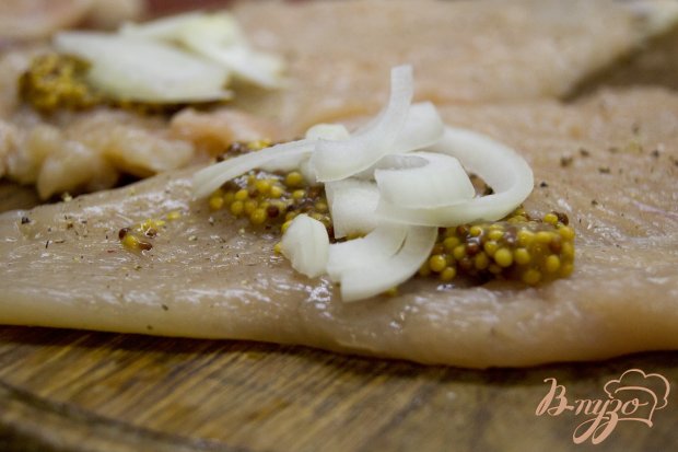 Куриные рулетики с горчицей Куриные рулетики с горчицей