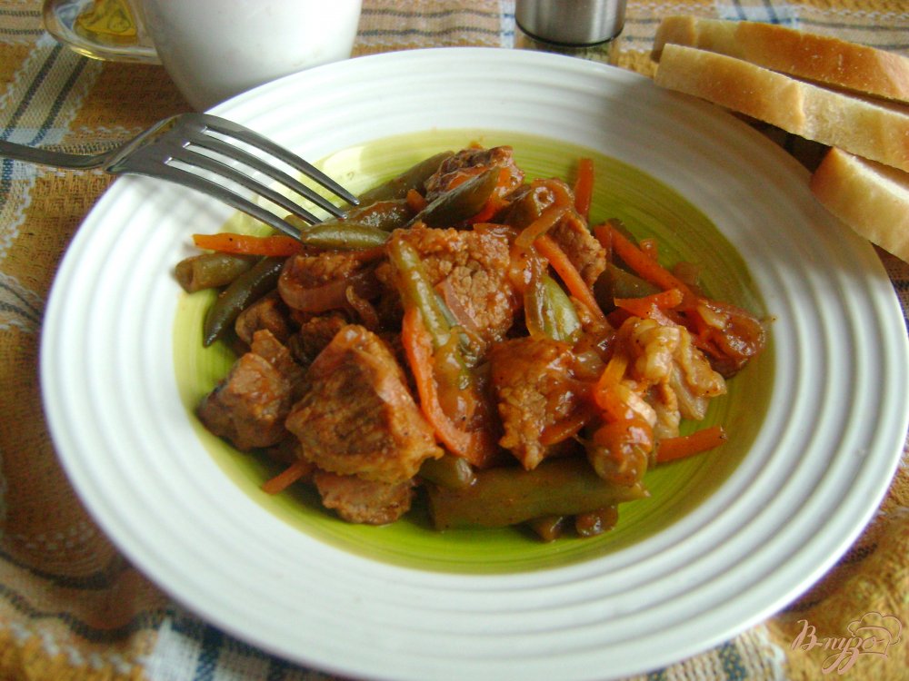 мясо с стручковой фасолью рецепт в мультиварке мясо с стручковой фасолью рецепт в мультиварке