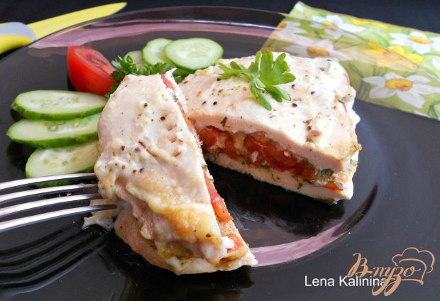 Фаршированная куриная отбивная Фаршированная куриная отбивная