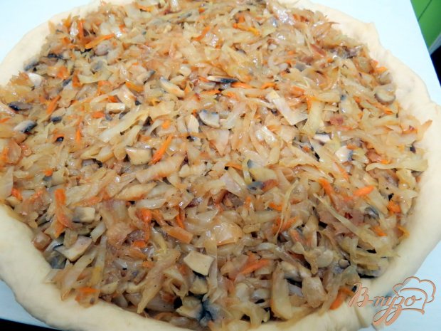Пирог с капустой и грибами Пирог с капустой и грибами