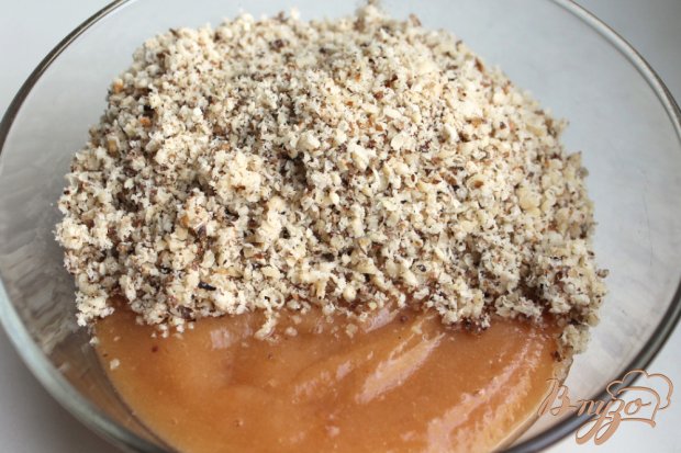 Печенье с яблочным пюре и орехом Печенье с яблочным пюре и орехом