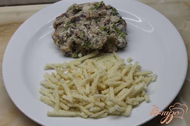 Куриная котлета с зеленью Куриная котлета с зеленью