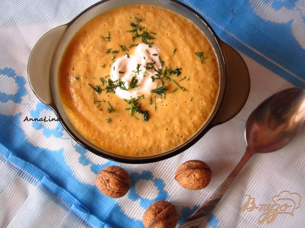 картопляно-горіховий суп пюре. як приготувати з фото
