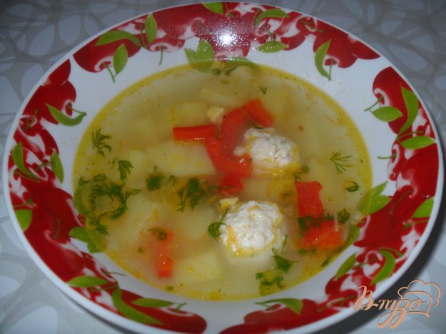 вермішелевий суп з фрикадельками і яйцем. як приготувати з фото