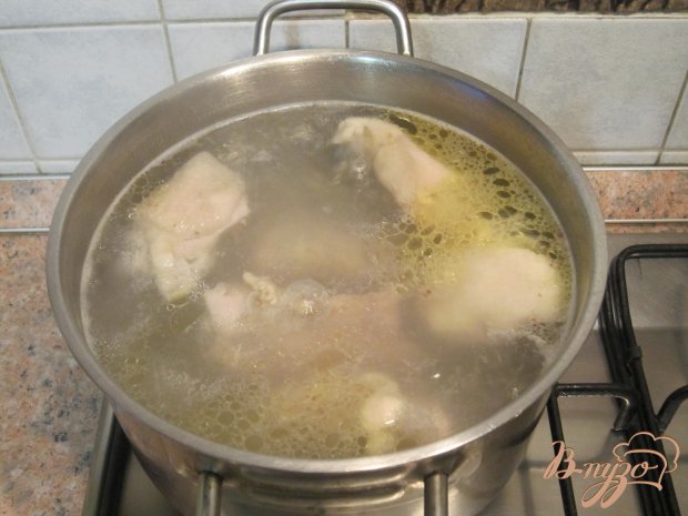 Куриный суп с клецками Куриный суп с клецками