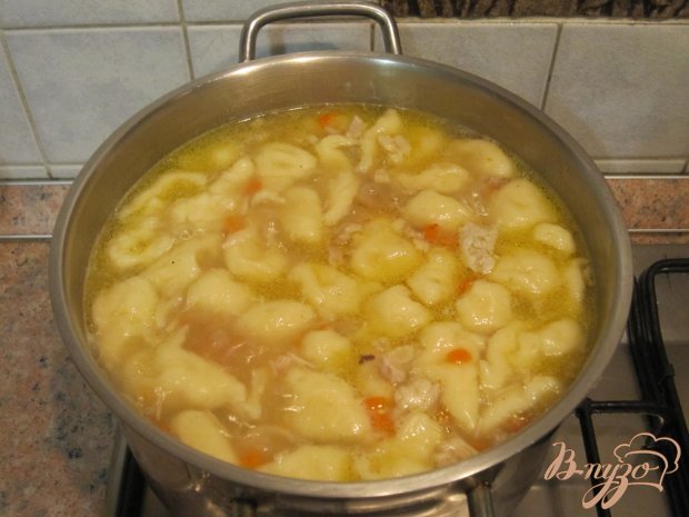 Куриный суп с клецками Куриный суп с клецками