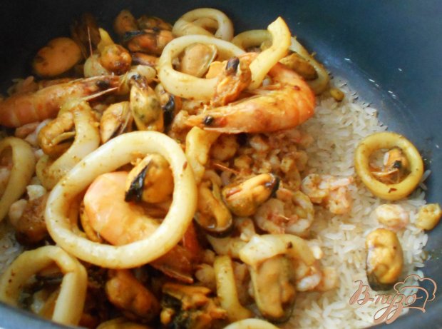 Плов из морепродуктов Плов из морепродуктов