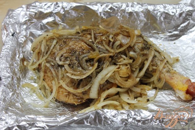 Запеченная куриная ножка со специями Запеченная куриная ножка со специями
