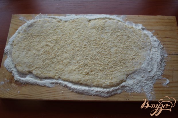 Печенье на сметане, с посыпкой кунжута Печенье на сметане, с посыпкой кунжута