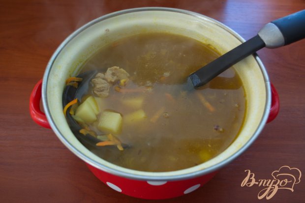 Легкий суп с мясом Легкий суп с мясом