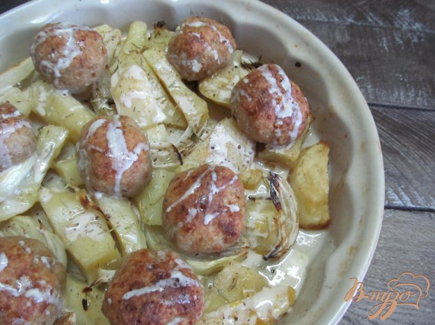 Фрикадельки з картоплею в духовці. як приготувати з фото
