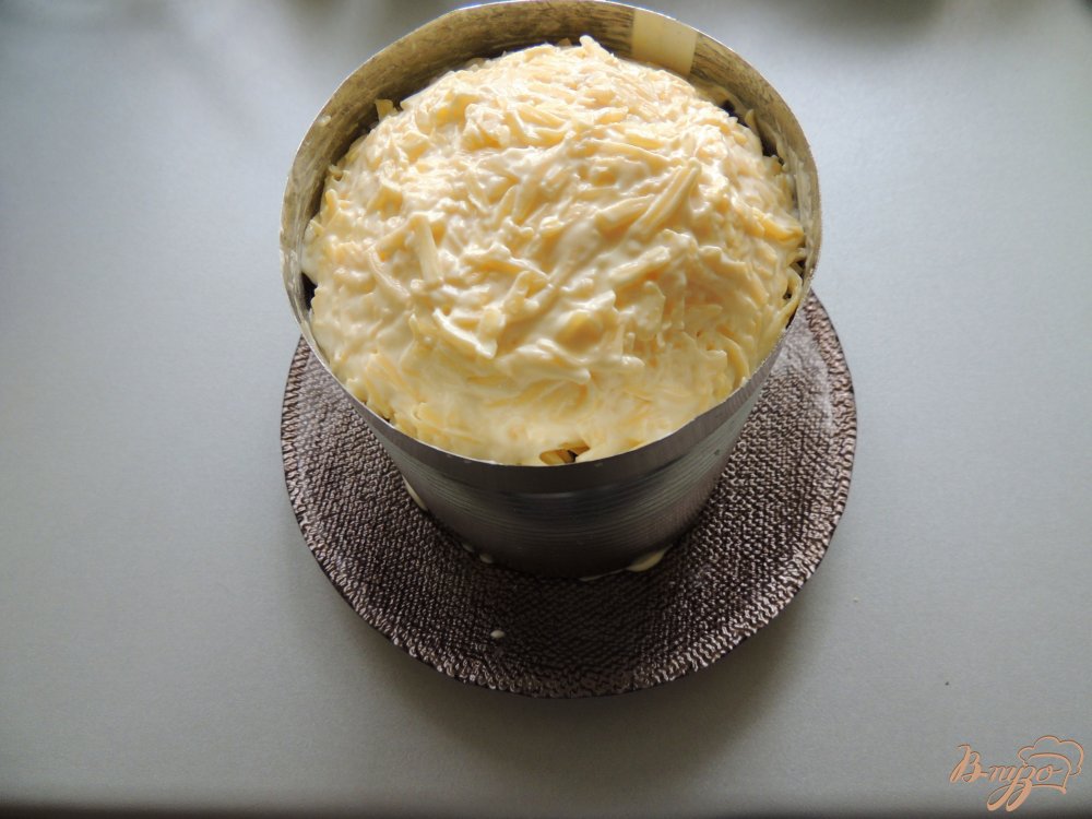 Салат "Пасхальный" с курицей и грибами Салат "Пасхальный" с курицей и грибами
