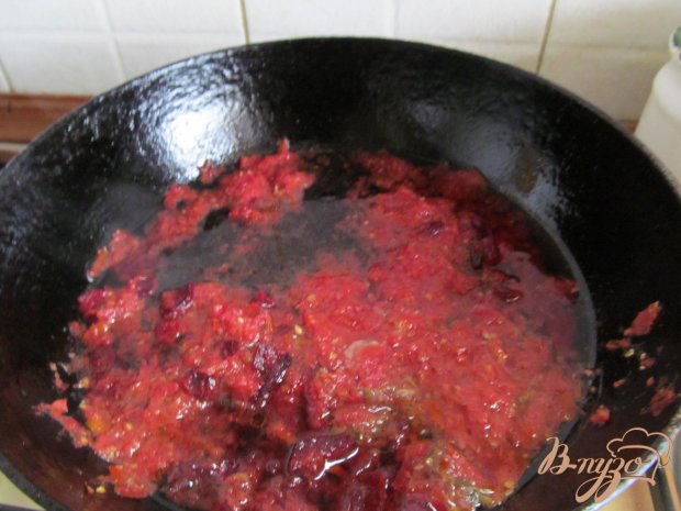 Борщ с маринованными грибами горошком и фасолью Борщ с маринованными грибами горошком и фасолью