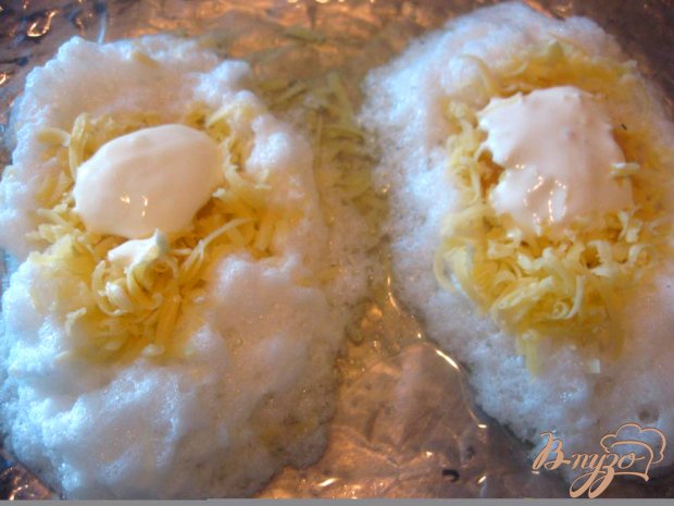 Яичные гнездышки с сыром Яичные гнездышки с сыром