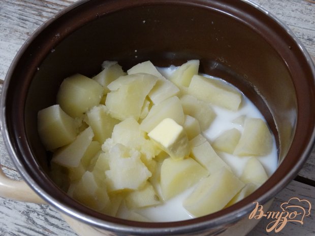 Картофельные корзинки с печенью трески Картофельные корзинки с печенью трески