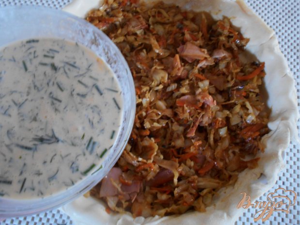 Пирог с капустой и беконом Пирог с капустой и беконом