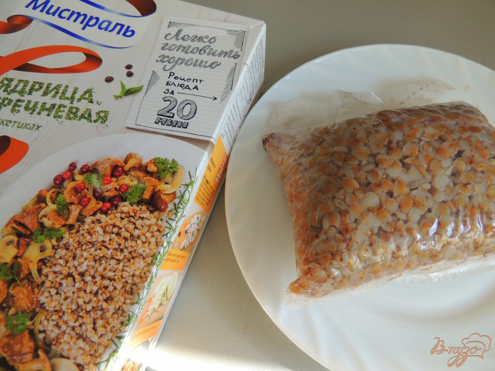 Весенний салат с гречкой и грибами Весенний салат с гречкой и грибами
