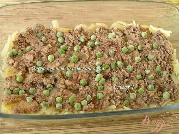 Картофельный гратен с рыбой Картофельный гратен с рыбой