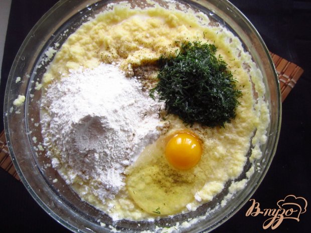 Драники с чесноком и укропом Драники с чесноком и укропом