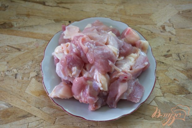 Тушеная курятина с овощами Тушеная курятина с овощами
