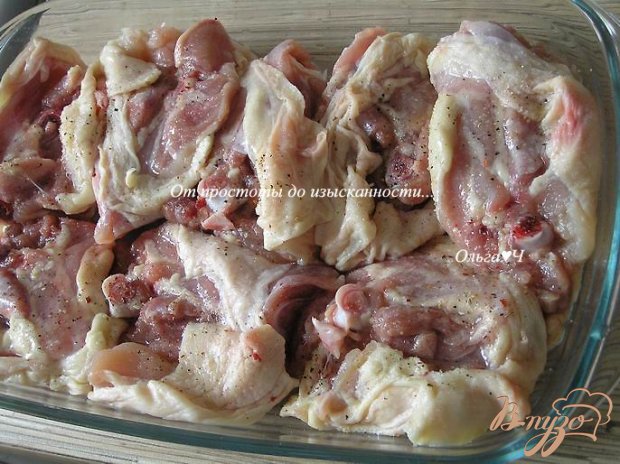 Куриные бедра, запеченные с тыквой Куриные бедра, запеченные с тыквой