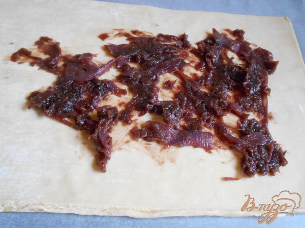 Пирог с овощами и луковым мармеладом Пирог с овощами и луковым мармеладом