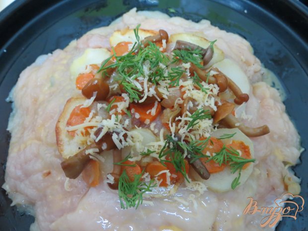 Куриная запеканка по - деревенски Куриная запеканка по - деревенски