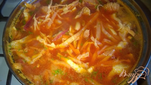 Борщ с лесными грибами Борщ с лесными грибами