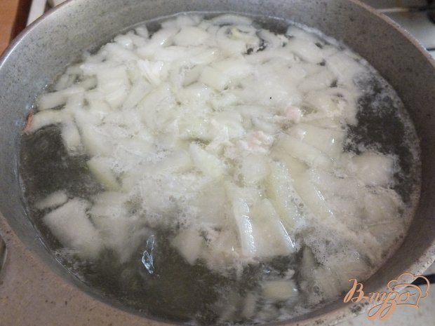 Суп куриный с кабачком и луком Суп куриный с кабачком и луком