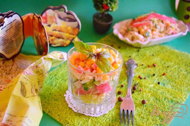 Крабовий салат з салатом "айсберг". як приготувати з фото