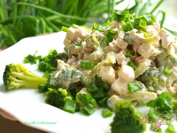 Салат с куриной грудкой и брокколи рецепт Салат с куриной грудкой и брокколи рецепт