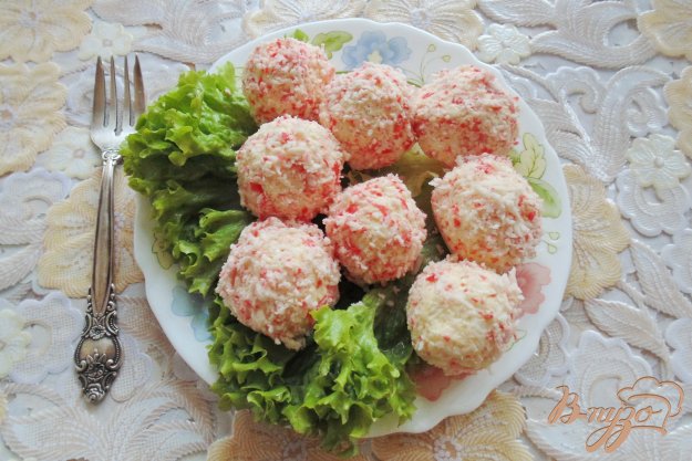Шарики с крабовыми палочками и сыром рецепт с пошагово в