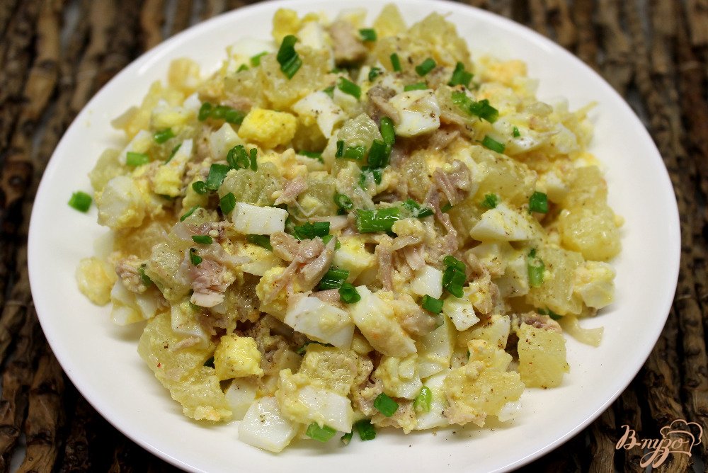 Салат ананас с курицей рецепт с и грибами Салат ананас с курицей рецепт с и грибами